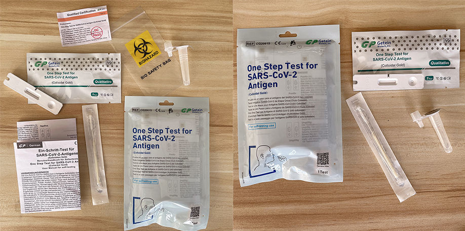 ARS CoV 2 Antigen Rapid Test Kit Professional Use Saliva Or Nasal Test