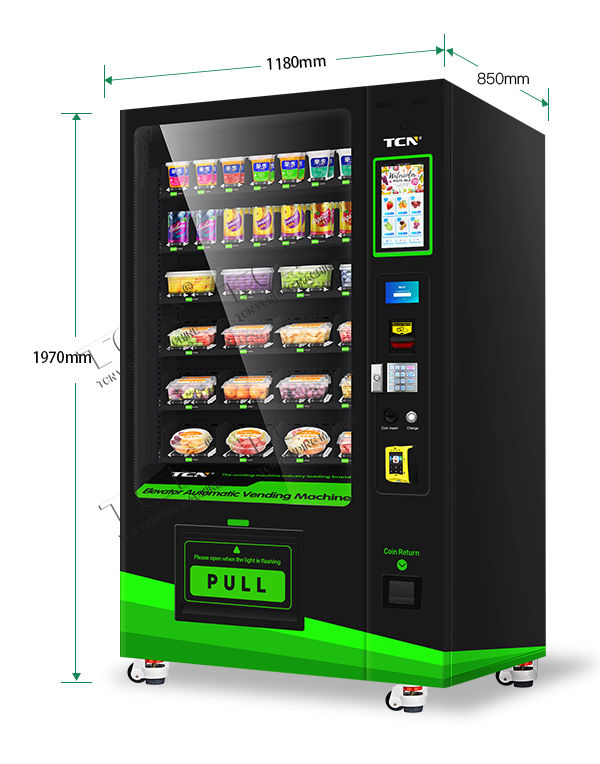 TCN Fruit And Salad Automatic Vending Machine Fresh Food Vending