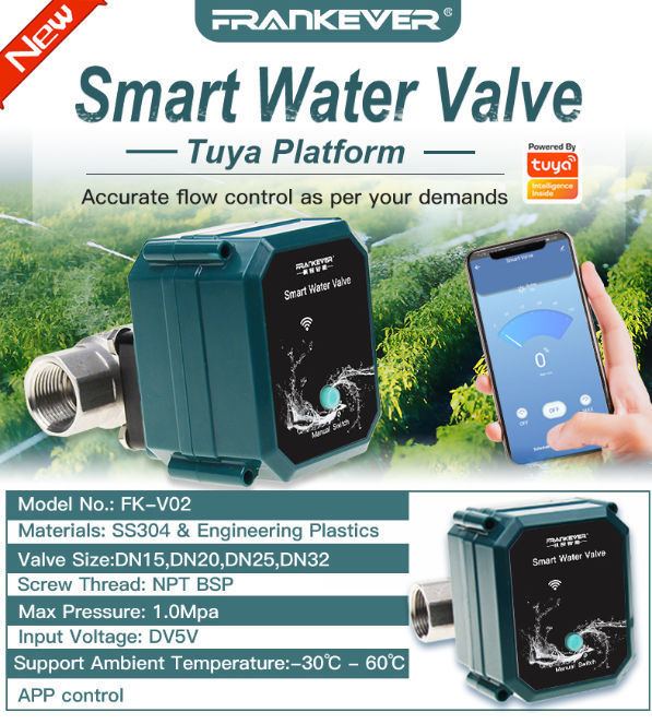 Tuya Smart Home Automatic Garden Irrigation Control Smart WiFi Water