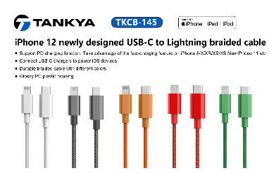 Usb C To Lightning Cable With Mfi License Support Pd Fast Charging Max