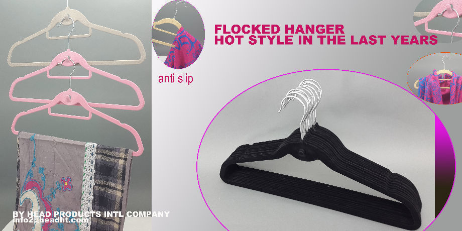 Buy Wholesale China Velvet Tie Hanger Flocked Scarf Hanger Non Slide