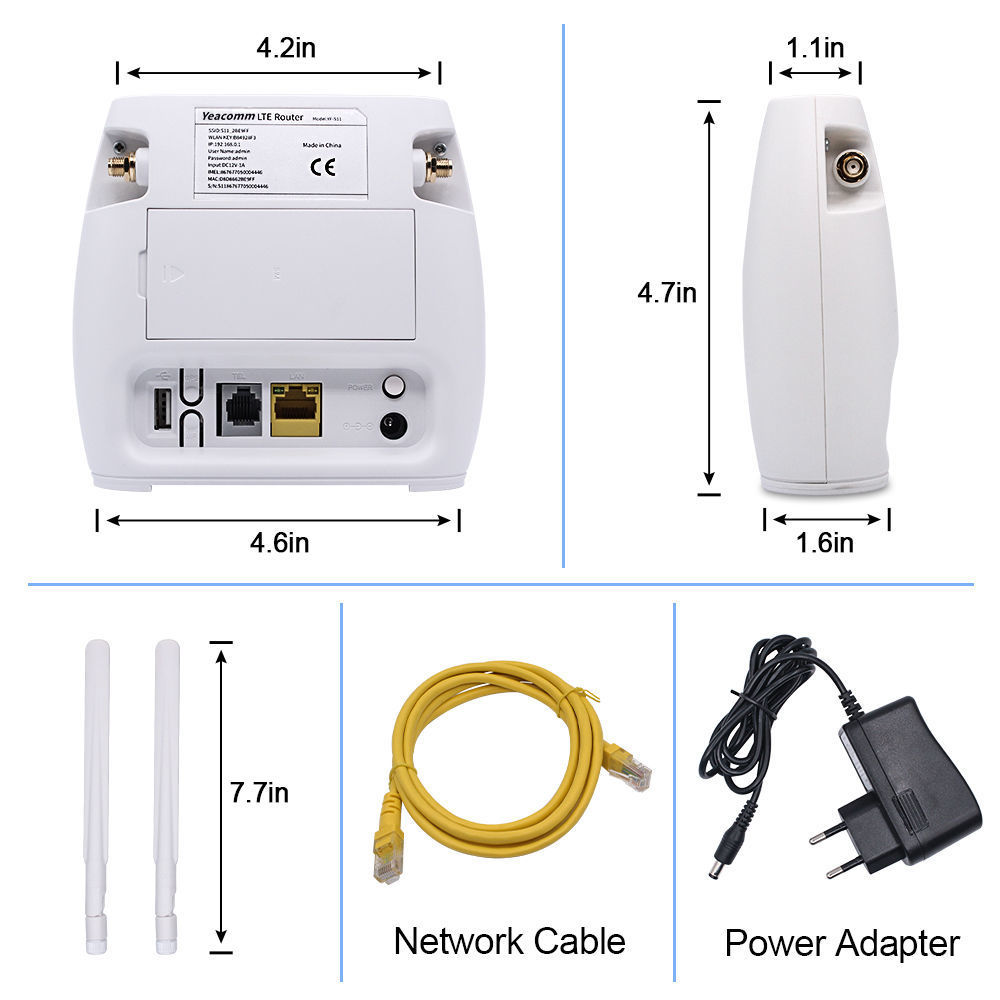 Buy Wholesale China Yeacomm S11 4g Lte Cpe Router Support Volte Voip