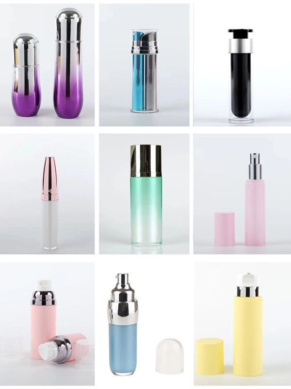 Buy Wholesale China Premium Fancy 30ml Dual Pump Custom Plastic Dual