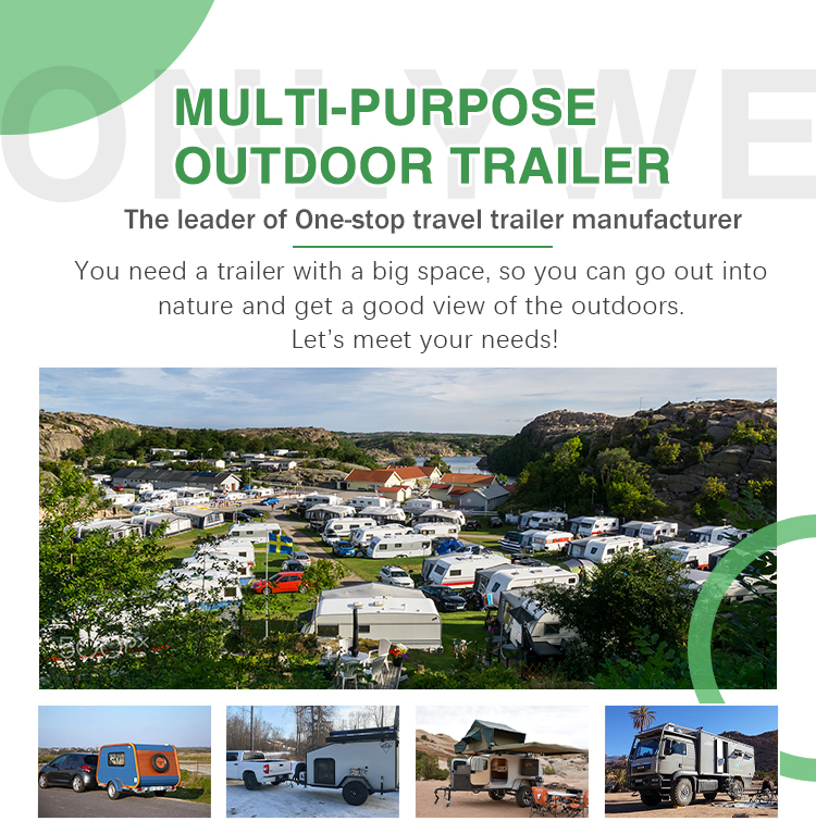 Buy Wholesale China Onlywe Custom Off Road Camper Trailer Luxury Rv