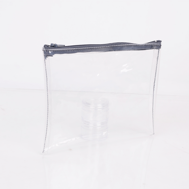 Buy Wholesale China Waterproof Clear Pvc Zipper Cosmetic Makeup Bag For