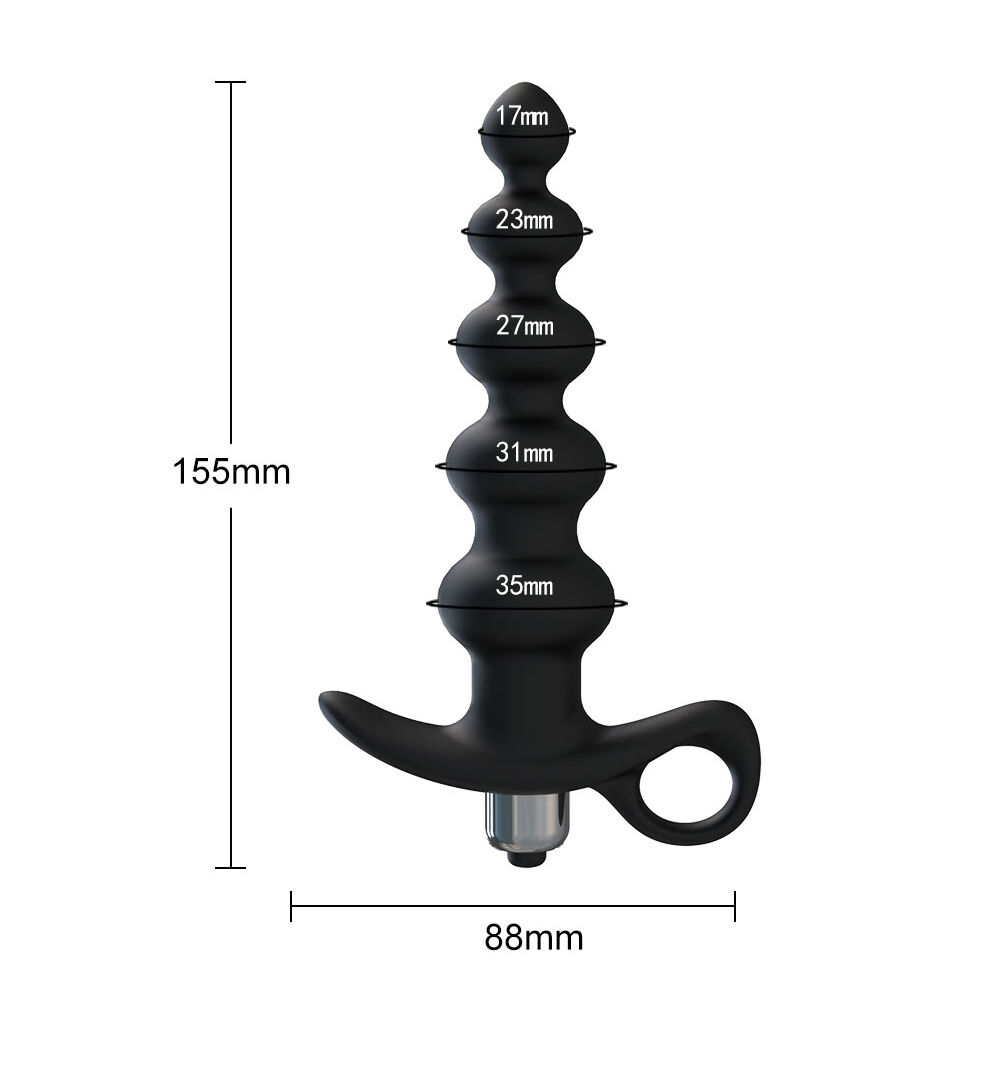 Buy Wholesale China Levett Black Anal Plug With Vibration Modes