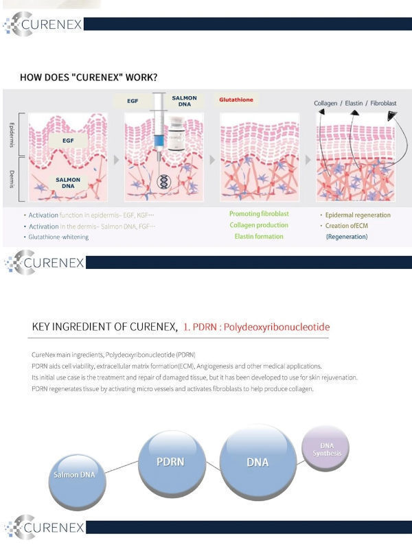Buy Wholesale China Korea Pdrn Mesotherap Curenex Rejuvenating Salmon