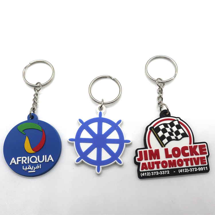 Buy Wholesale China Custom Logo D Soft Pvc Plastic Keychain Metal Gift