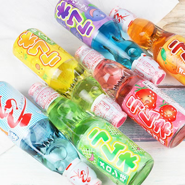 Exotic Ramune Fruit Soda Japan Carbonated Drinks Soft Drink Soft Exotic