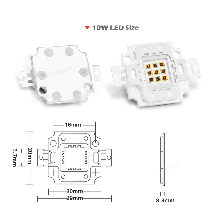 Ir Infrared High Power Led Chip Nm Nm W Emitter Light Lamp