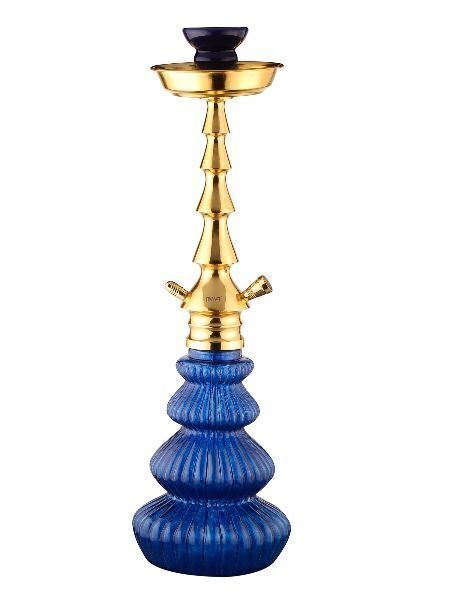 Metier Inch Tall Glass Smoking Hookah With Metal Plate Ash Catcher