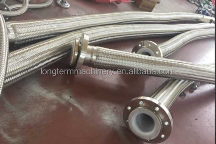 Buy Wholesale China Flexible Ptfe Hose With Ansi Flange Braided Ptfe