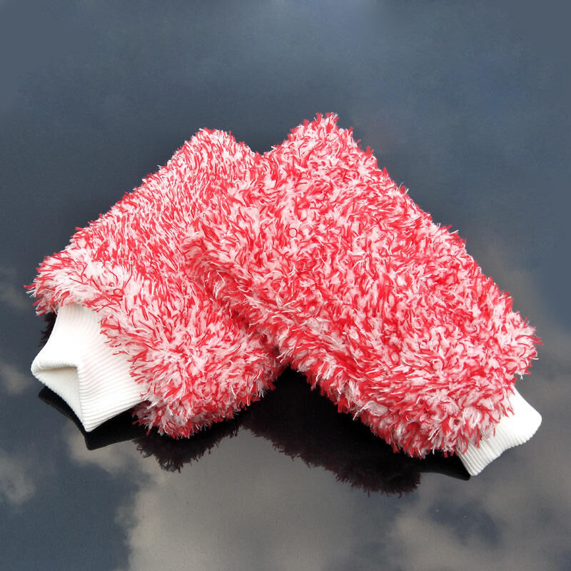 Buy Wholesale China Oem Microfiber Washing Mitt For Cars Long Fibers