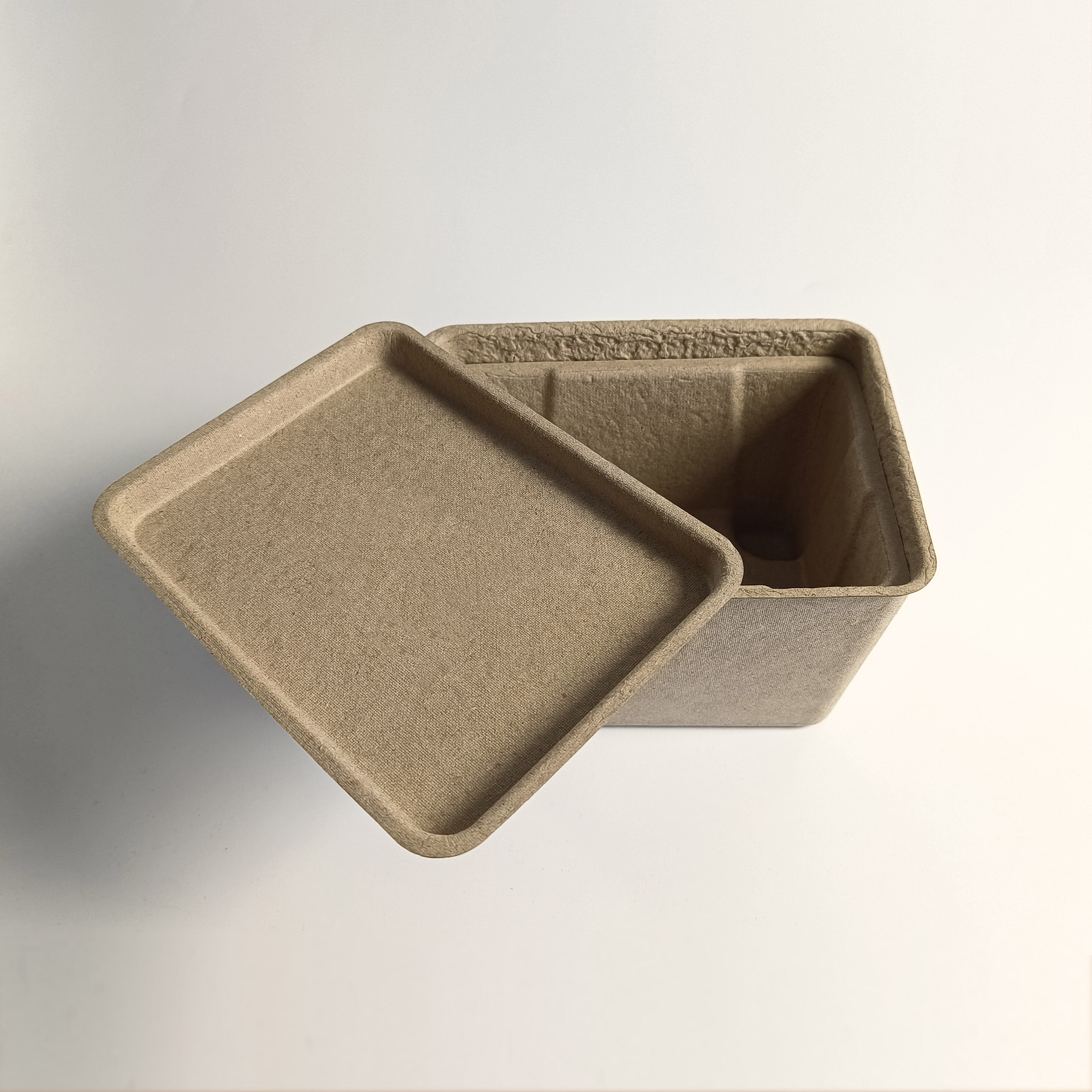 Buy Wholesale China Biodegradable Recycled Paper Pulp Packaging Box