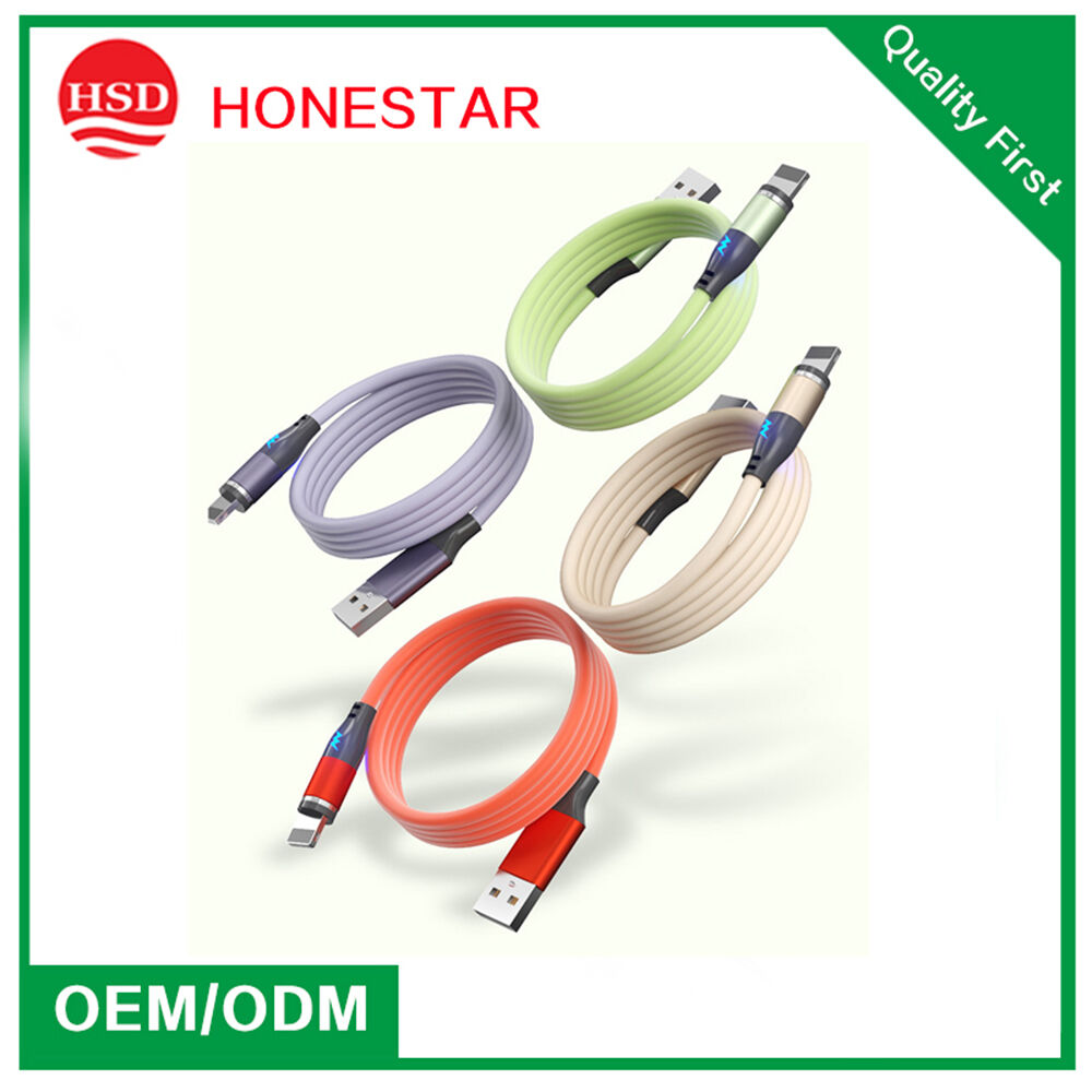 Buy Wholesale China Liquid Silica Gel Fast Magnetic Suction Data Cable