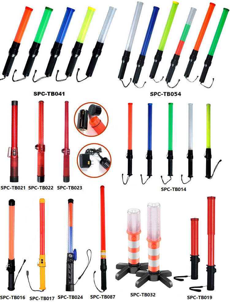 Battery Model Cm Long Safety Warning Flashing Baton Handheld Traffic