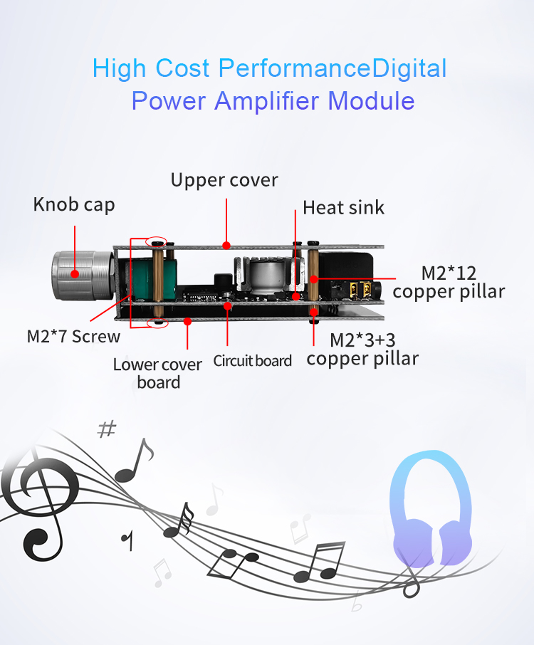 Buy Wholesale China Zk Mt Subwoofer Digital Power Amplifier Board