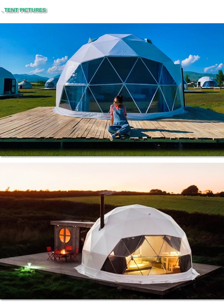 Buy Wholesale China Outdoor Luxury Glamping Geodome Tents Pvc Domes