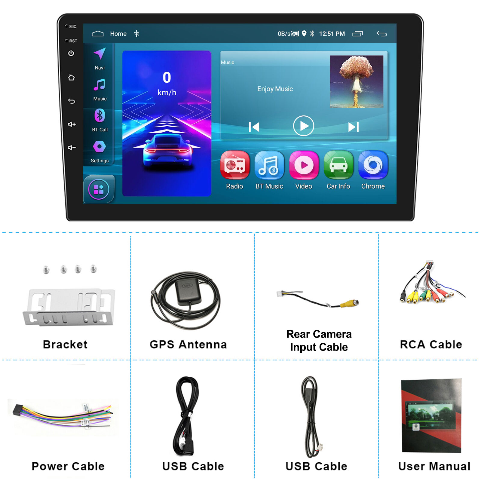 Buy Wholesale China Podofo 9 Inch 2 64g Android Car Radio Double Din