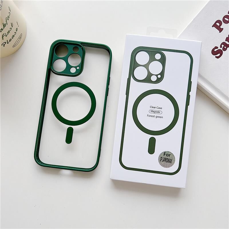 Buy Wholesale China Magnetic Wireless Charging Phone Case Transparent