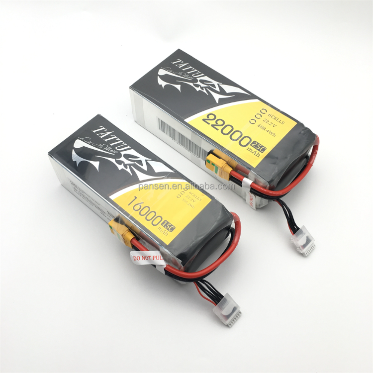 Tattu 16000mah 22 2v 6s Lipo Battery 15c For Big Load Multirotor