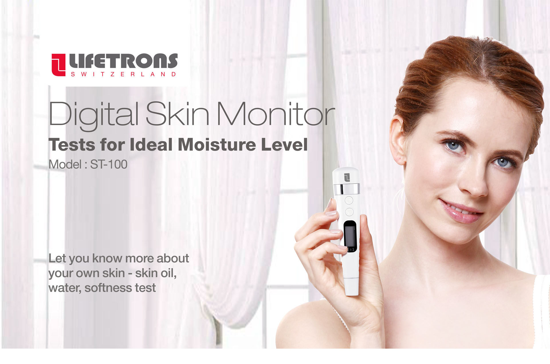 Buy Wholesale Hong Kong SAR Lifetrons St 100 Digital Skin Monitor Skin