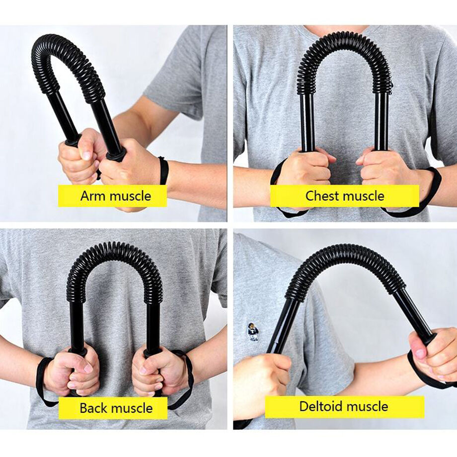 Custom Arm Stretch Muscle Training Spring Power Twister Bar