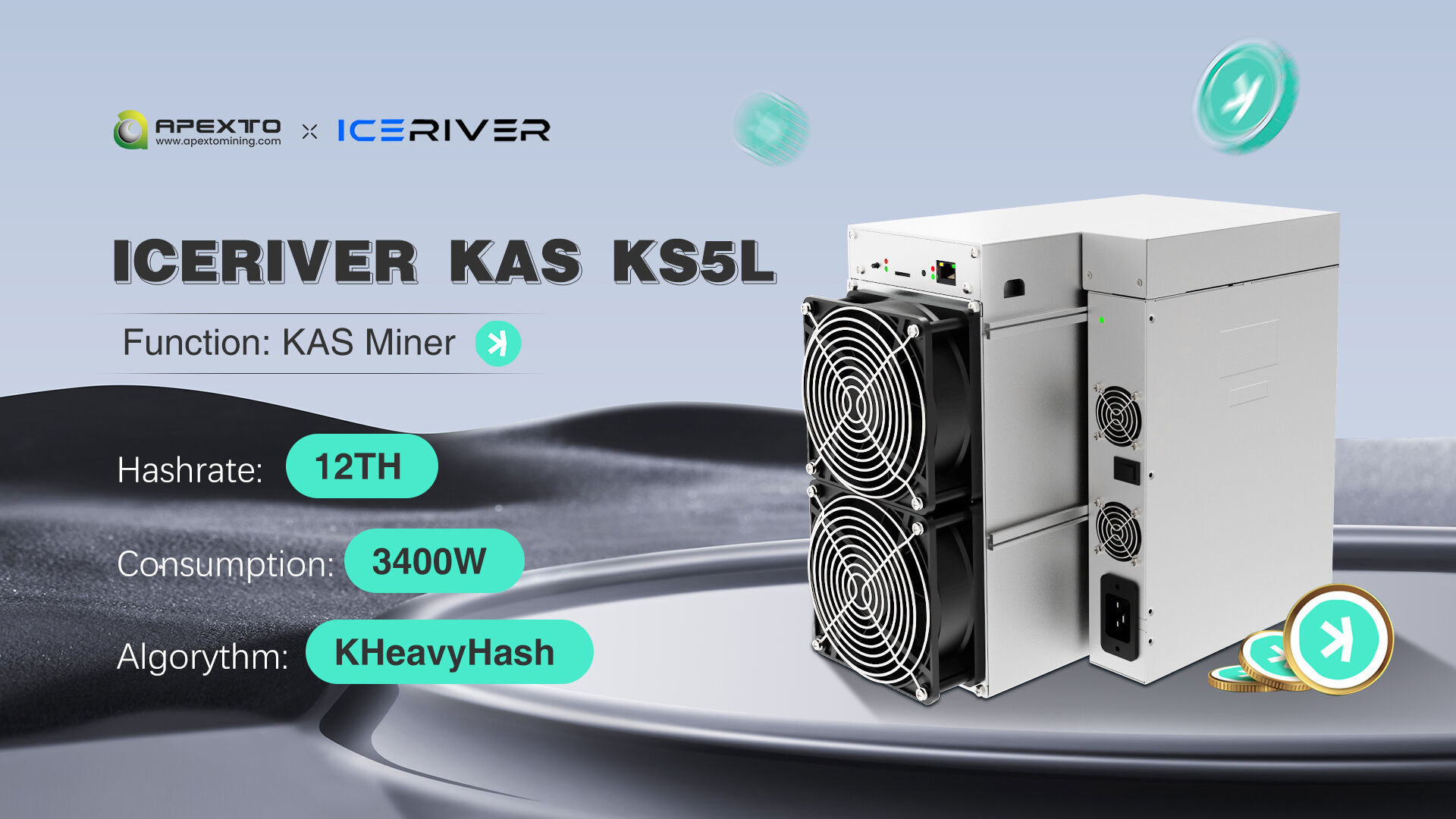 Bulk Buy China Wholesale Asic Kas Miner Iceriver Ks L T W Low