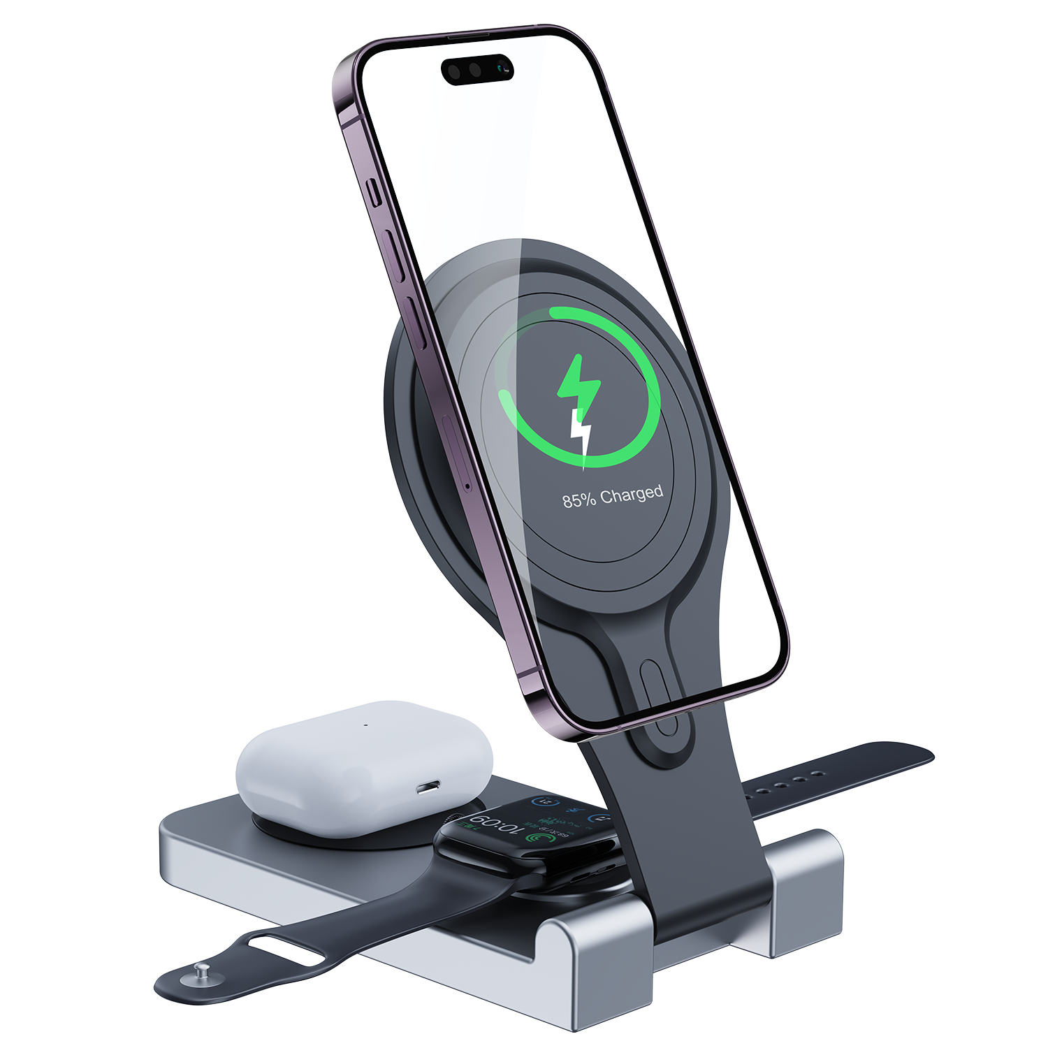 Lorrington New Mobile Wireless Charger Magnetic Adjustable In