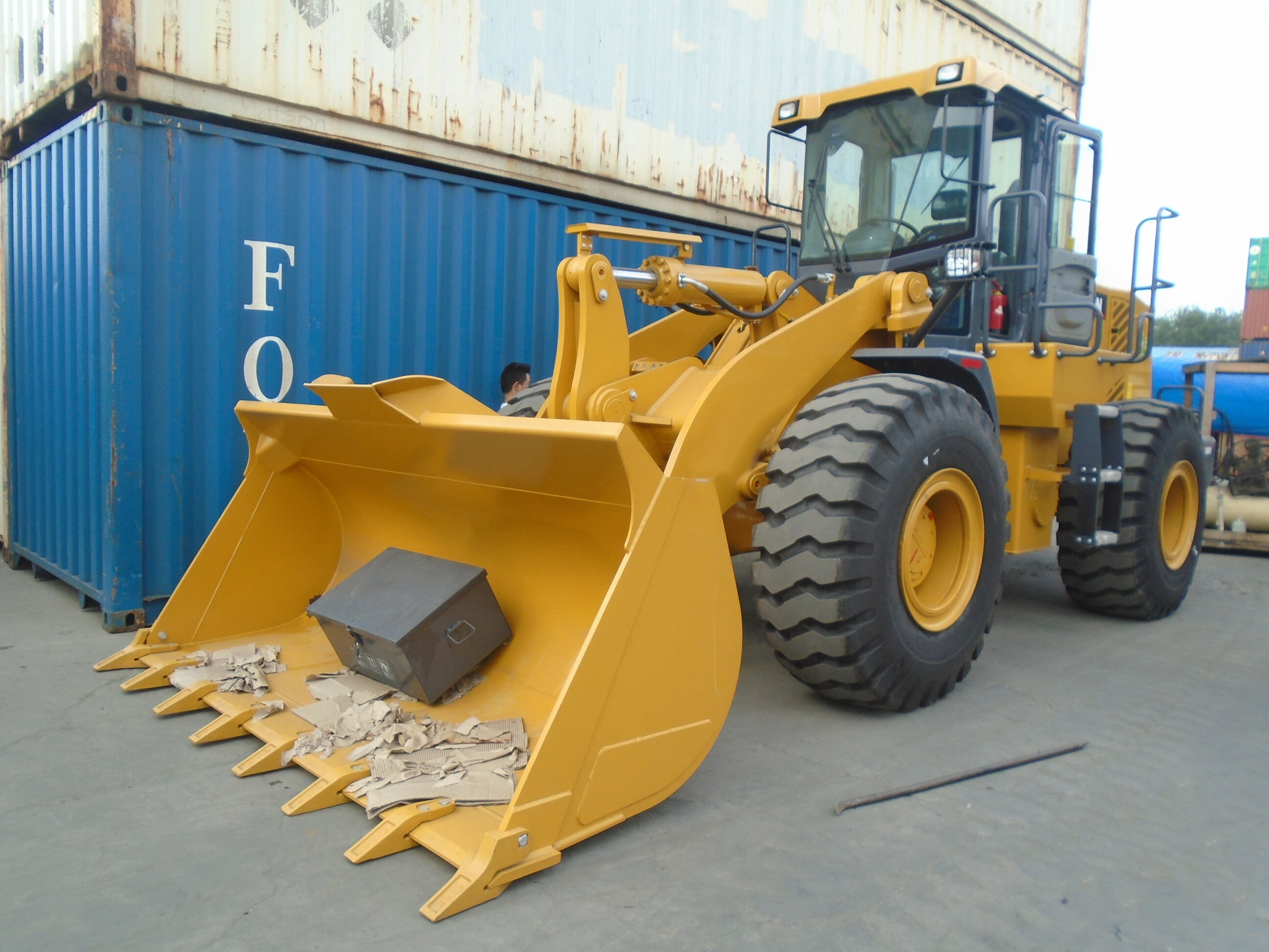 Chinese Front End Loader 5 Ton Hydraulic Wheel Loader Zl50gn In Stock