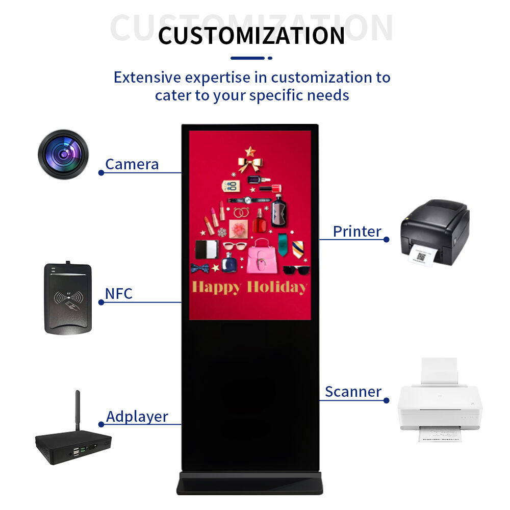 Oem Odm K K Floor Standing Touch Monitor Digital Signage Lcd