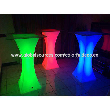 China Led Standing Bar Table From Huizhou Wholer City Led Standing Bar Table China