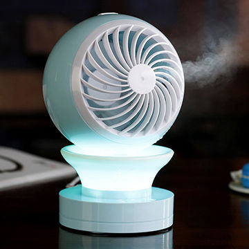 China Colorful Light Mini Fan Air Conditioning Spray Cool China Colorful Light Mini Fan Air Conditioning Spray Cool Desktop