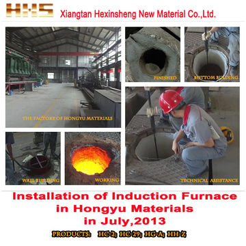 refractory ramming furnace induction