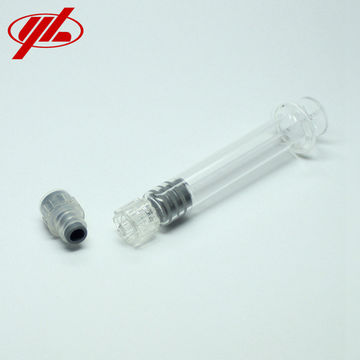 China Ml Glass Syringe Cc Luer Lock Prefilled Empty Syringe For