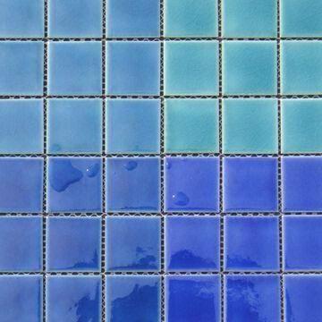 Ice crackle ceramic mosaic tiles for swimming pool, measures ... Ice crackle ceramic mosaic tiles for swimming pool, measures ...