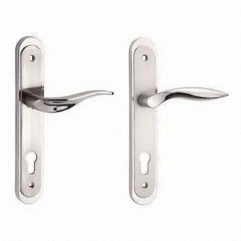 Hong Kong SAR Long Plate Door Handles, Made of Zinc Alloy on Global ... Hong Kong SAR Long Plate Door Handles, Made of Zinc Alloy on Global ...