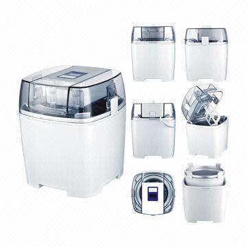 Ice Cream Maker with Cooling Tank and 100 to 240V Voltage, 50 to 60Hz Frequency Range