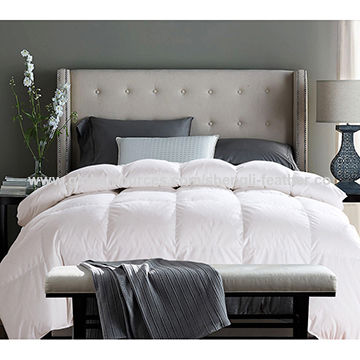 China 100 Cotton Goose Down Filled Duvet From Hangzhou Wholer China 100 Cotton Goose Down Filled Duvet