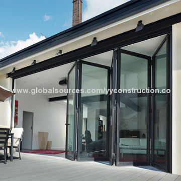 Shop folding doors, with double glazed glass for entrance used ... Shop folding doors, with double glazed glass for entrance used ...
