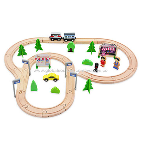 China 59pcs railway wooden toy electric train set for kids W04C078 ... China 59pcs railway wooden toy electric train set for kids W04C078 ...