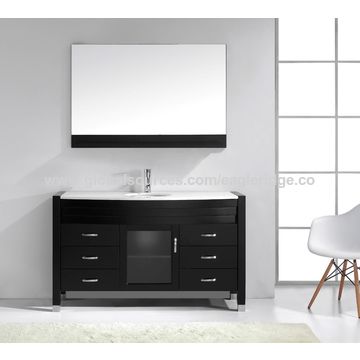 6 Drawer Bathroom Vanity Espresso Color Stain With Wood Frame Flat China 6 Drawer Bathroom Vanity Espresso Color Stain With Wood Frame Flat Design