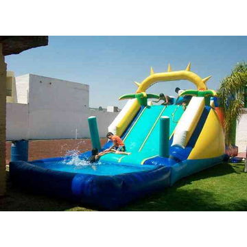 China Customized Giant Inflatable Pool Slide For Adult Outdoor Children Playground Sale China Customized Giant Inflatable Pool Slide For Adult Outdoor Children Playground Sale