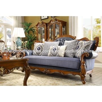 China Wood Leathter Sofa From Shenzhen Manufacturer China Wood Leathter Sofa Antique Design Solid Frame