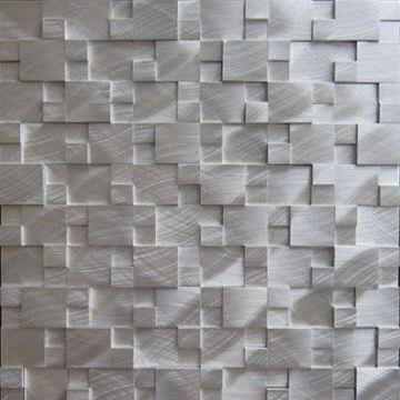Mosaic Tiles Random Brushed Aluminum Global Sources China Mosaic Tiles Random Brushed Aluminum