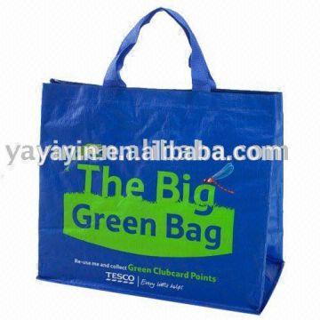 Fancy laiminated pp woven shopping bag/pp woven tote bag/hdpe ...