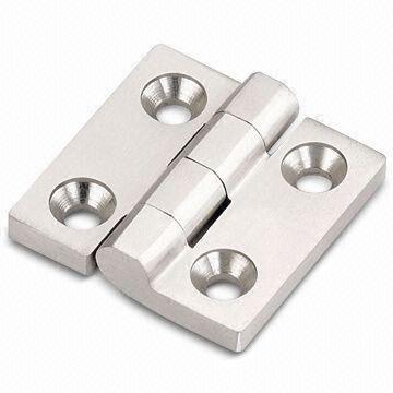 heavy-duty stainless steel door hinge, used for industrial cabinets