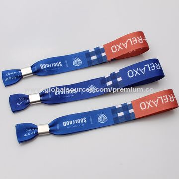 Event Bracelets Wristbands Best China Promotional Woven Wristbands From Xiamen Wholer