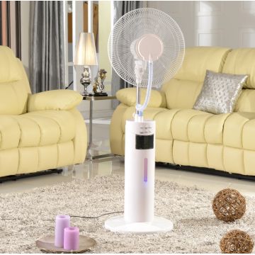 Mist fan - 16\'\' stand remote water spray fan indoor misting fan 1.3 ... Mist fan - 16\'\' stand remote water spray fan indoor misting fan 1.3 ...