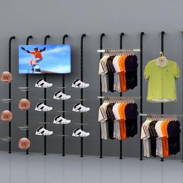 China Sports Display Stand For Ball Shoes Clothes And Rackets Fixed Made China Sports Display Stand For Ball Shoes Clothes And Rackets Fixed Made